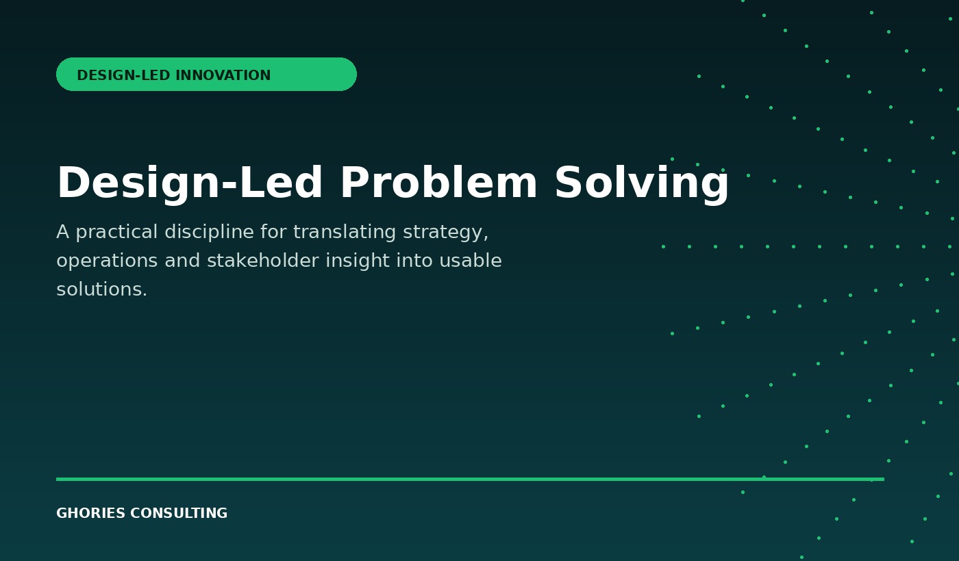 Design-Led Problem Solving cover