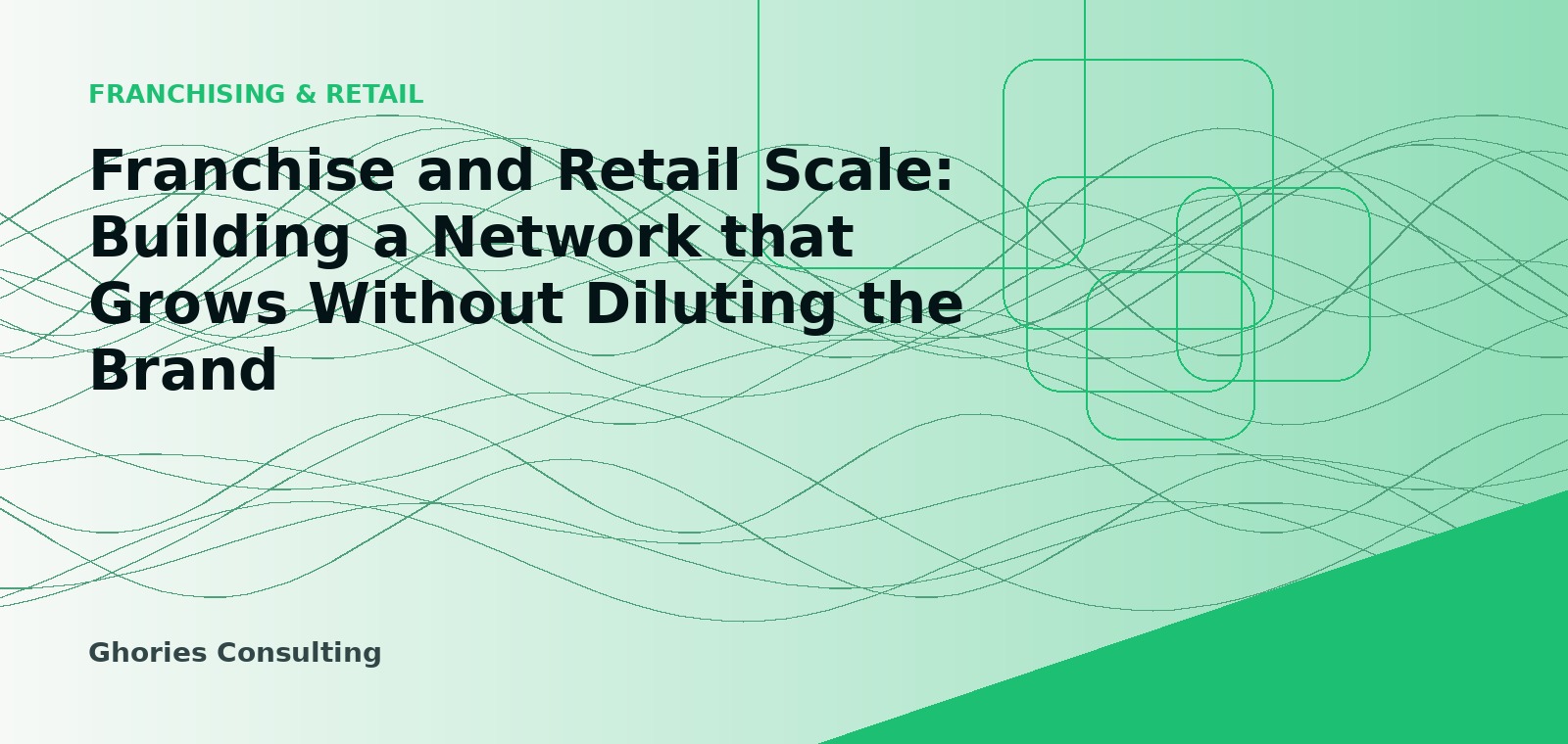 Franchise and Retail Scale: Building a Network that Grows Without Diluting the Brand cover image